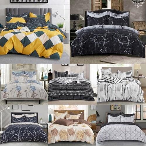 Nordic Luxury Bedding Set Black And White Bed Cover Queen King 240x220 Duvet Cover Single Double150x200 Quilt Cover Pillowcase