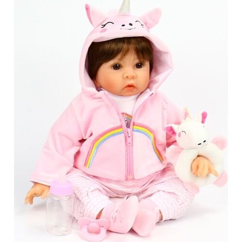 OtardDolls Bebe Reborn Dolls 22 inch Reborn Baby Doll Soft Vinyl Silicon Newborn Doll bonecas toys Children Gifts