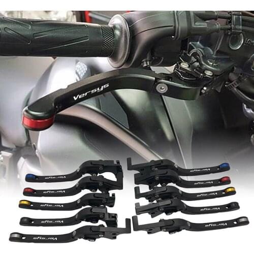 Motorcycle Handles Brake and Clutch Levers For Kawasaki Versys 1000 2012 2013 2014 SEMSPEED CNC Adjustable Folding Lever Parts