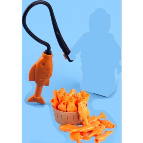 MOC 88704 Figures weapons Accessories Whip Fishing Rod Building Blocks City Street Bricks Compatible With Assembles Kids Toys