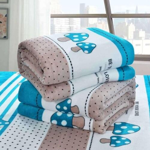 Soft Warm Flannel Blankets For Beds Solid Pink Blue Coral Fleece Mink Throw Sofa Cover Bedspread Fluffy Plaid Blankets F0244