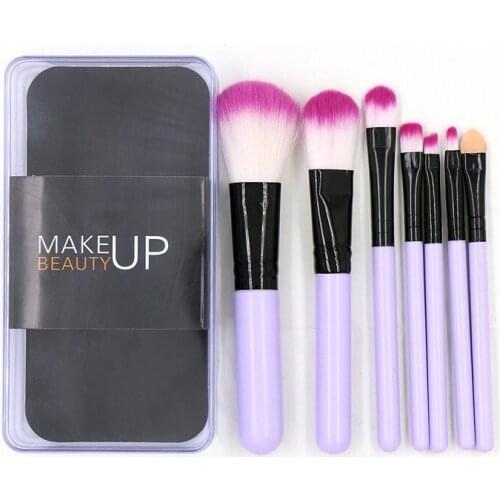 7pcs/set Makeup Brushes Set Soft Hair Loose Powder Eye Shadow Foundation Blush Multifunctional Blending Makeup Brush Beauty Tool