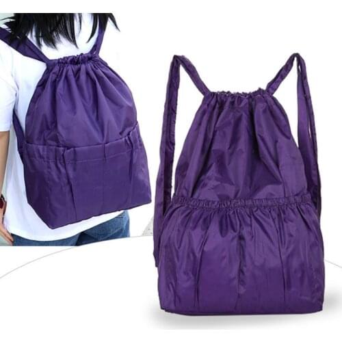 New Drawstring Pocket Travel Bag Womens Backpack Outdoor Sports Large Capacity Mommy Bag