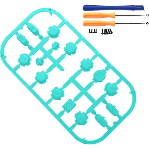 2021 New 16 Pcs Replaceme Buttons Trigger Key Button for NS -Switch Pro Joy Con ABXY Controller Replacement Button Repair Part