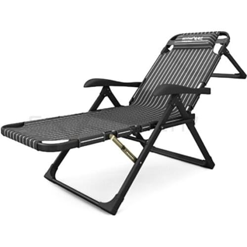 Reclining chair family leisure sun beach chair folding lunch bed lazy sofa back chair