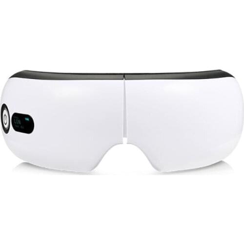 Rechargeable Smart Eye Massager Facial Massager Bluetooth Music Foldable Air Pressure Heating Massage Relaxation