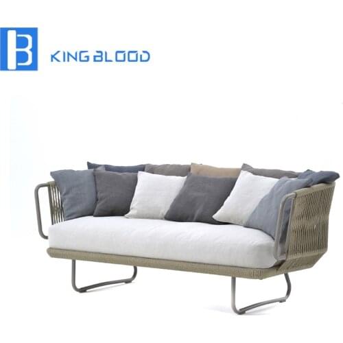 All handmade Outdoor woven Furniture Rope Sofa for garden