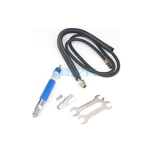 75000RPM Air Micro Die Grinder 1/8" Kit Mini Pencil Professional Engraving Pneumatic Tool Set Length 150mm Diameter 17.5mm