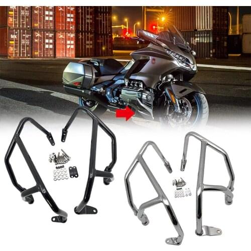For HONDA Gold Wing 1800 GL1800 F6C 2018 2019 2020 Motorcycle Bumper Engine Guard Highway Freeway Crash Bar Fuel Tank Protector