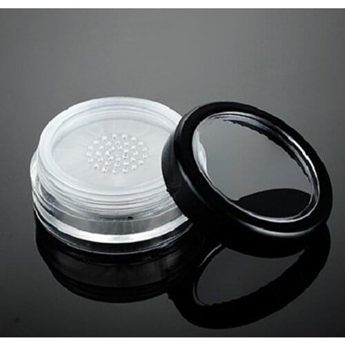 10G 10ml Empty Loose Face Powder Blusher Puff Case Box Makeup Cosmetic Jars Containers with Sifter Lids