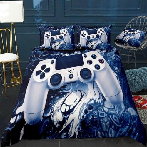 Controller blue 2 Duvet Cover Twin/Queen/King Size Luxury Comforter Bedding Set With Pillowcase Home Bed Decora Dropshipping