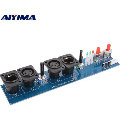 AIYIMA Subwoofer Amplifier Preamp Board Preamplifier Frequency Phase Adjustable With Satellite Speaker Output DIY Power Amp