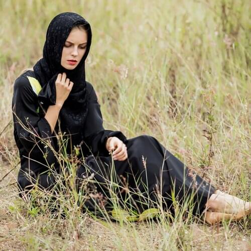 Vintage Dresses Women Summer Runway Fashion Flowers Print Scarf European Floor-Length Long Empire Black Top Dress