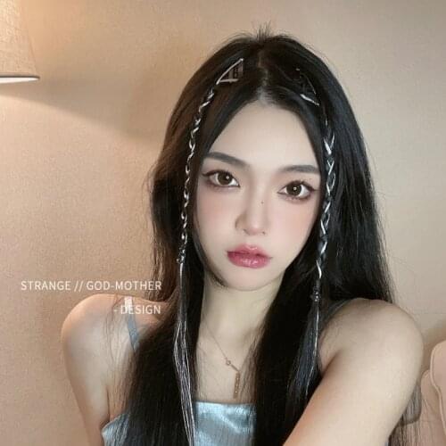 Hair belt female summer tie hair go with fairy temperament braided hair chain headdress senior sense hairpin hair rope tide