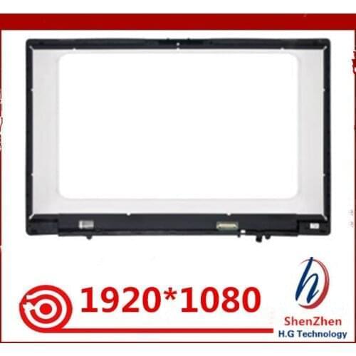 15.6'' IPS LCD Screen Display Matrix Glass Assembly+Frame 1920x1080 NV156FHM-N61 For Xiaomi Mi Laptop Air Pro 15.6 Inch Notebook