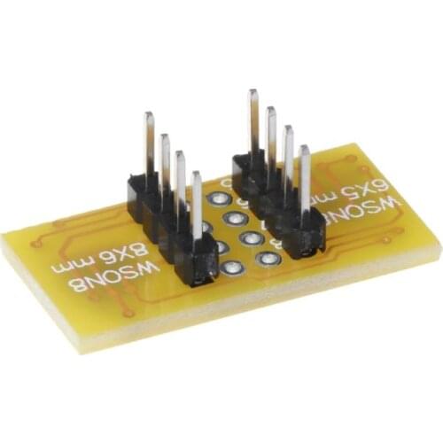 1pc 2 WSON8 To DIP8 Programmer Adapter Board QFN8/DFN8 To DIP8 & WSON8/MLF8 To DIP8 Socket New