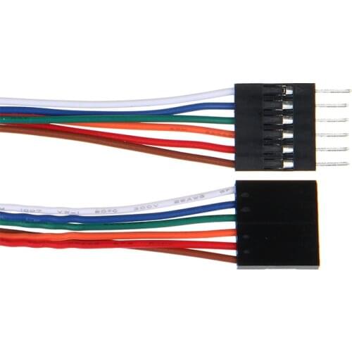 10pcs 30cm Dupont Cable 1pin/2pin/3pin/4pin/6pin Male to Female Jumper Wire