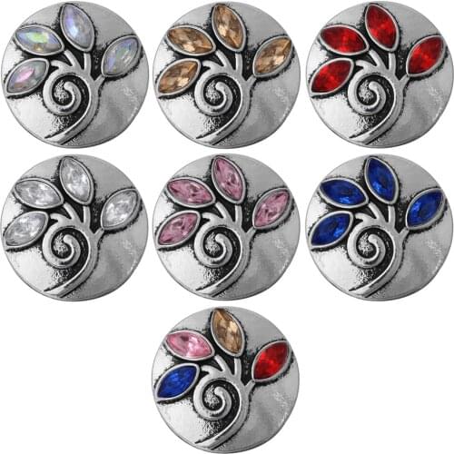 10pcs/lot 2019 New Ginger Snap Button Jewelry Vintage Metal 18mm Snap Buttons fit Snap Bracelet Necklace For Women Jewelry