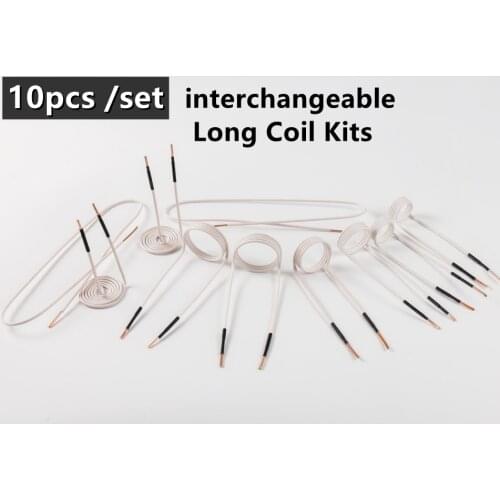 10PCS High Frequency Flameless DIY Induction Coils Magnetic Induction Heater Kit Flameless Heat Accessories