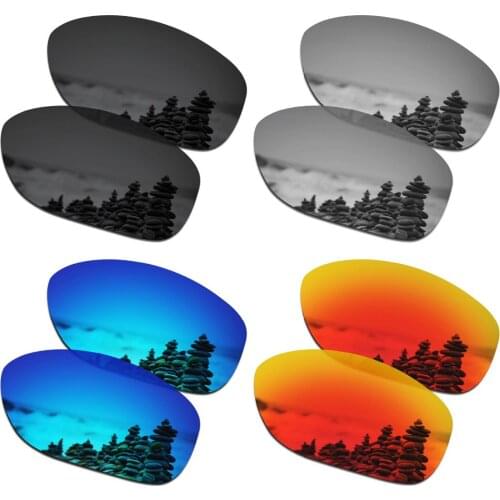 SmartVLT 4 Pairs Polarized Sunglasses Replacement Lenses for Oakley Shes Unstoppable - 4 Colors