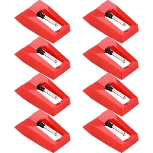 New 8 Pcs Record Player Needle Turntable Diamond Replacement Stylus Needles for Vinyl Record Player