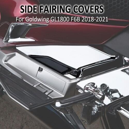 For Honda Gold Wing GL 1800 GL1800 F6B 2018 2019 2020 2021 Motorcycle Accessories Chrome Side Fairing Covers Decorative Trims