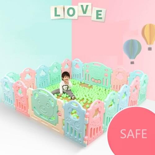 Free Shipping Baby Fence Game Play House Baby Crawling Toddler Safety Fence Indoor Kids Toy Door Bar Baby Playpen Baby Gate