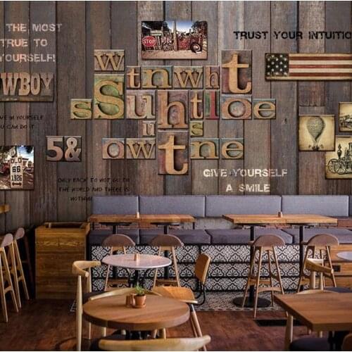 Large Painting Photo Mural Wallpaper for Walls Living Room Wall Art Decor papel parede rolo Letter Murals Custom Any Size