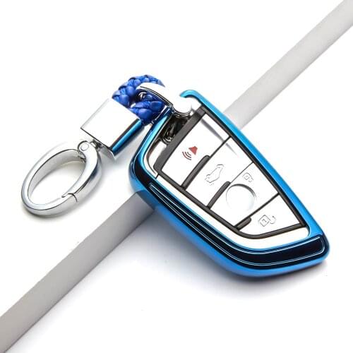 TPU Car Key Cover Protection Case For BMW 1 2 5 7 Series 218i X1 F48 X3 X4 X5 X6 F15 540 740 Auto Key Shell Bag Car Styling