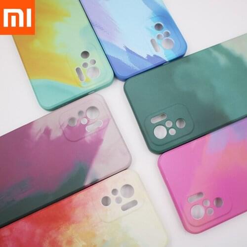 Case For Xiaomi Redmi Note 10 Pro Watercolor Soft Silicone Full Protective Shell For xiaomi redmi Note10 Pro note10 Phone Cover