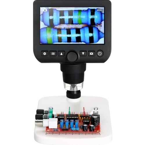 Digital Microscope 4.3" LCD 800X Electronic microscopio TV Output 3.0MP usb microscope camera Magnifier with Light and Stand