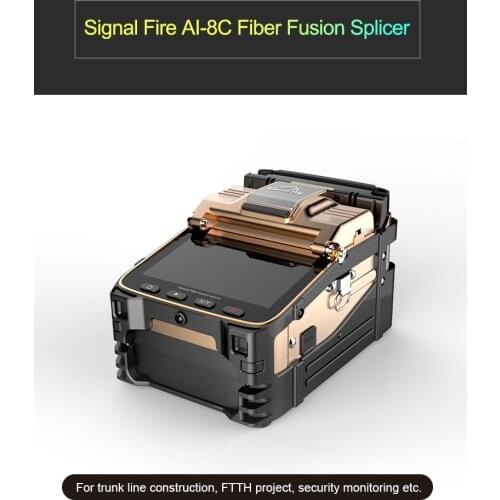 COMPTYCO AI-8C Signal Fire Automatic Optical Fiber Fusion Splicer Intelligent FTTH Optic Fiber Welding Splicing Machine
