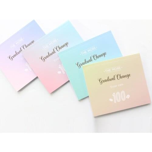 Domikee 2019 New cute colored 100 days daily planner school student diary desk agenda organizer notebook gift stationery B6