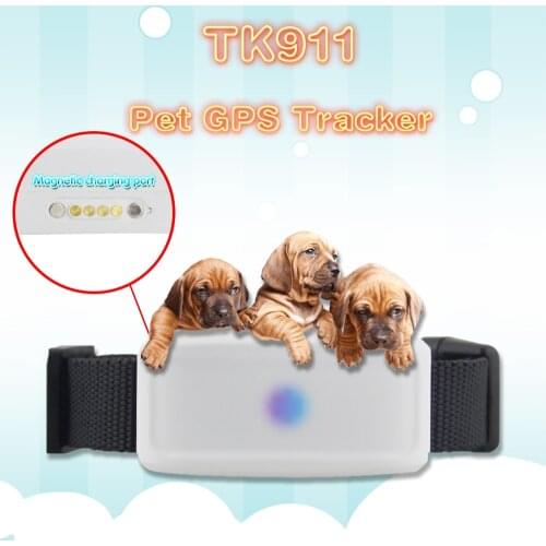 TK911 GPS Tracking Anti Lost Personal Kid Real Time GPS/GSM Tracker System for Cats Dogs Gps SOS TKSTAR Pet GPS Tracker Locator