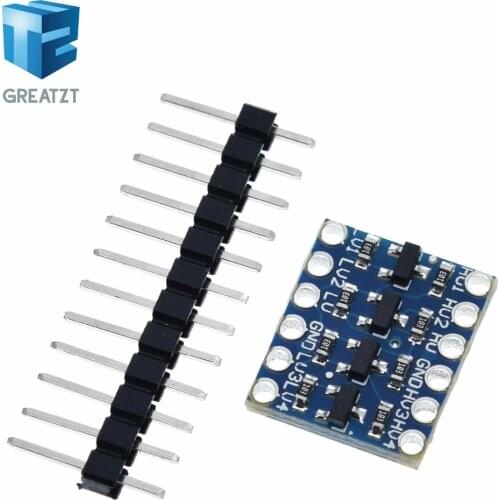 GREATZT 1pcs 4 channel IIC I2C Logic Level Converter Bi-Directional Module 5V to 3.3V