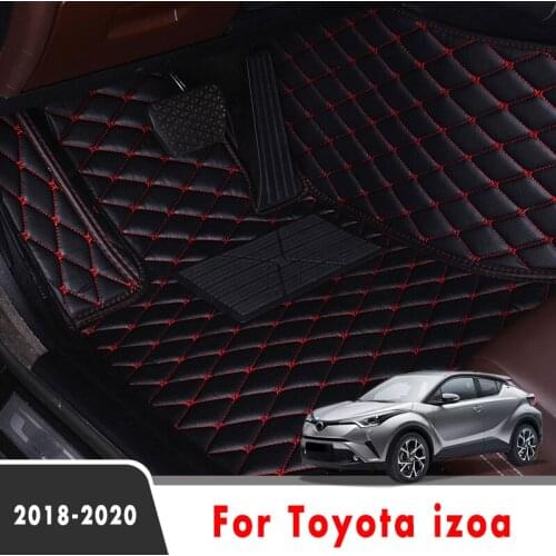 Interior Carpets Car Floor Mats For Toyota izoa 2020 2019 2018 Auto Accessories Styling Custom Waterproof Anti Dirty Foot Pads