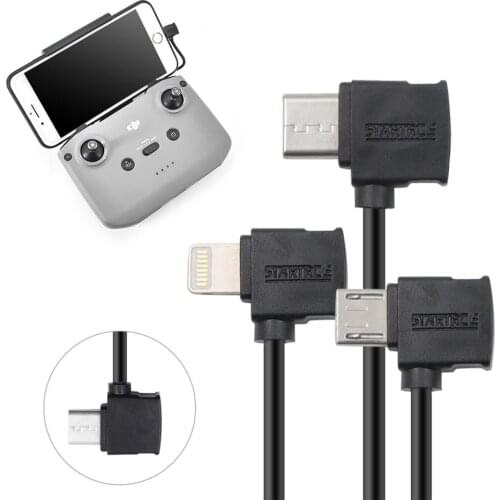 Mavic Air 2 Data Cable Two-way transmission Cable Line IOS Micro Type-C For DJI MINI 2 Mavic Air 2 Controller Accessories