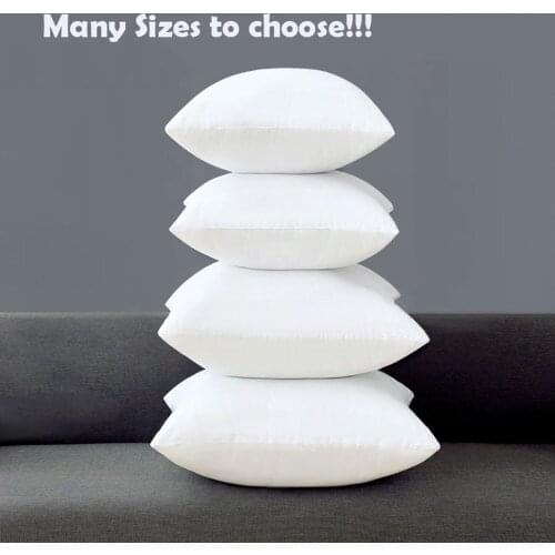 Classic 9 size Solid Cushion Core Decorative Pillows Core Home Decoration Throw Pillows PP Cotton Filler Soft Inner Core