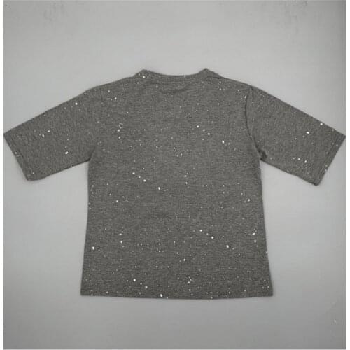 Korean womens 2021 summer five-pointed star short-sleeved plus size loose T-shirt female Dongdaemun Hanfan top