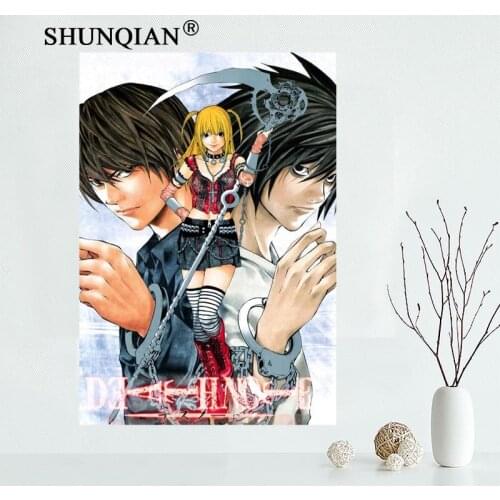 Nice Custom Death Note Canvas Poster Print painting Art Wall Silk Poster Cloth Print Fabric Poster 27X40cm30X45cm