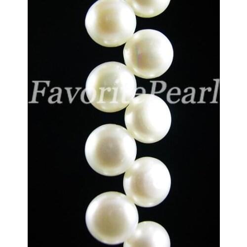 Favorite Pearl Necklace AAA Double Row 8-9mm White Color Natural Freshwater Pearl Necklace Handmade Charming Wedding Women Gift