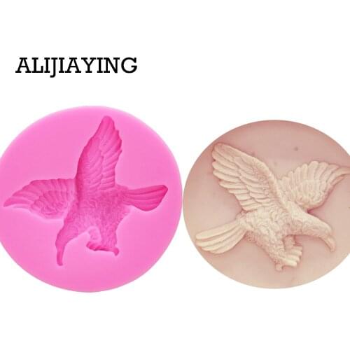 M0091 3D Animal Eagle Chocolate Silicone Mold Cake Tool Cake Decoration Biscuit Candy Baking mould
