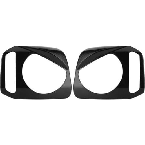 Car Front Headlight Cover Headlamp Trim Decor Fit for Suzuki Jimny 2007-2017 Light Decoration Cover car accessories