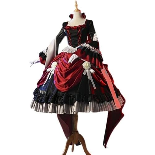 Hot Game Identity V Mary Bloody Queen Cosplay Costumes Set Halloween Christmas Costumes for Adults Deguisement for Carnaval