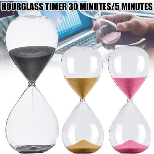 Hourglass Sand Timer Improve Productivity Achieve Goals Stay Focused Be More Efficient Time Management Tool 5/30 Minutes Home Ac