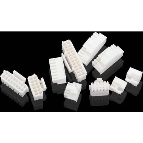 PHB2.0 2.0mm connectors plastic shell male plug Double Row Housing With buckle 2*2P 3 4 5PIN