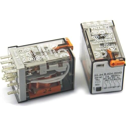HOT NEW 55.34.8.024.0040 24V relay In the power Intermediate relay 24VAC AC24V 24V 7A 250VAC 14PIN