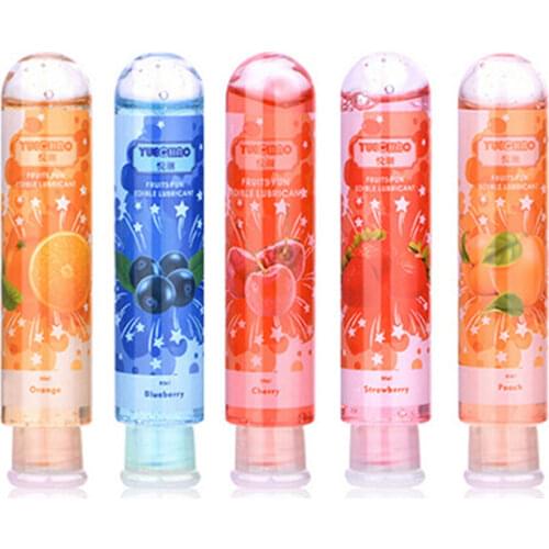 Edible Lubricant Strawberry Flavor Lubricant for Sex Lube Water Based Lubricant Oral Sex Anal Sex Masturbation Vagina Orgasm Gel