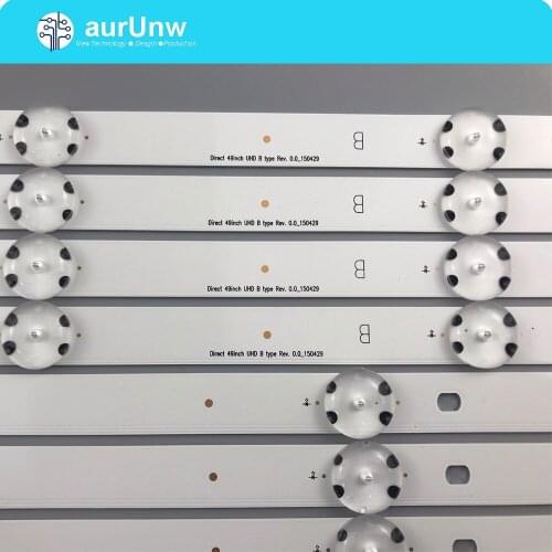 LED Backlight strip 9 lamp for LG 49LG61CH LGE_WICOP_49INCH_UHD_REV06_A B FHD 49LF5500 49UF6400 49UF6407 49LF510V 49UF640V