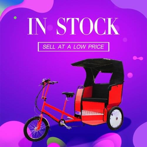 3 Wheels Adult Cargo Bike Electic Tricycle Bike Outdoor Street Food Vending Cart In Stock Promotion